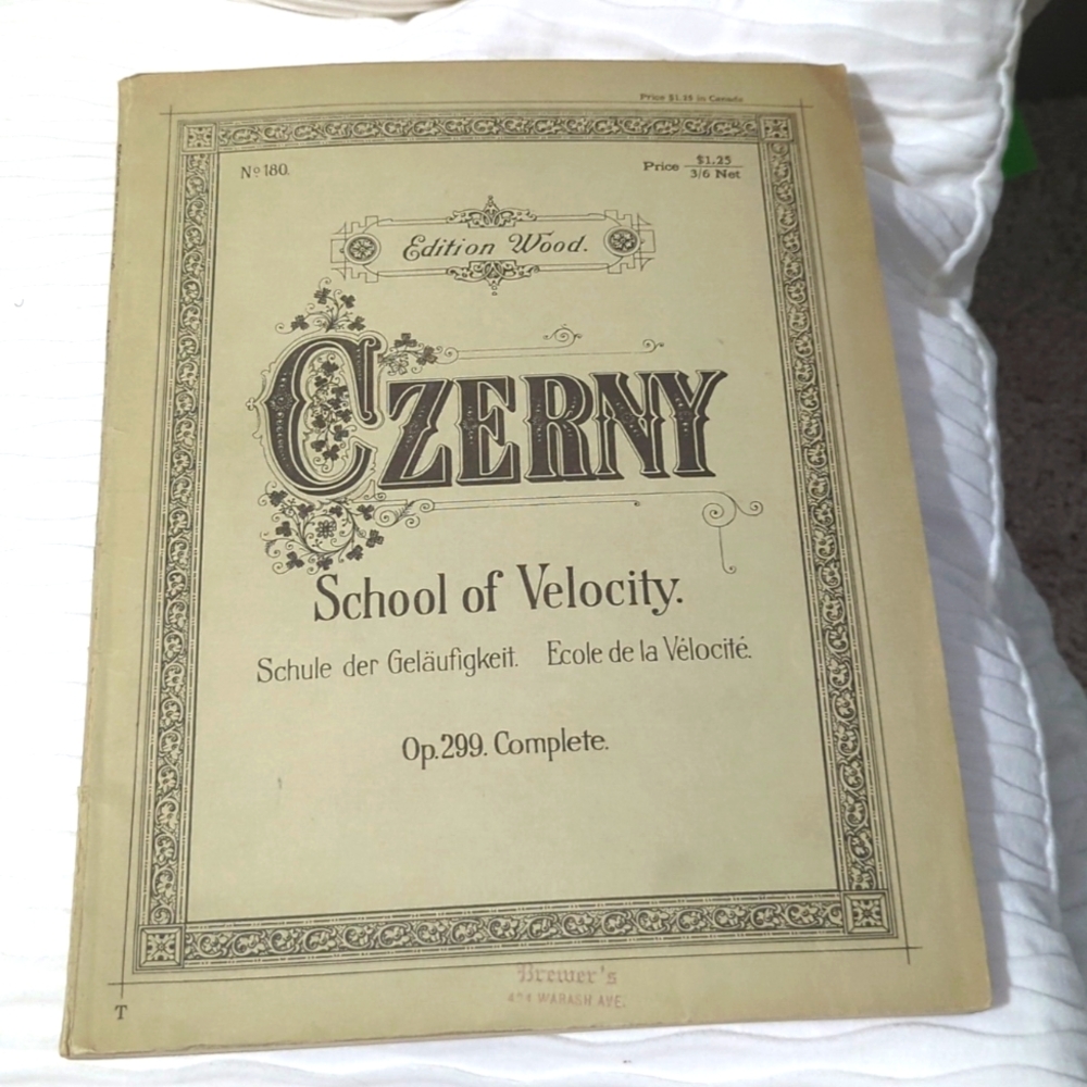 The School of Velocity, Op. 299 (Complete): For the Piano by Carl Czerny